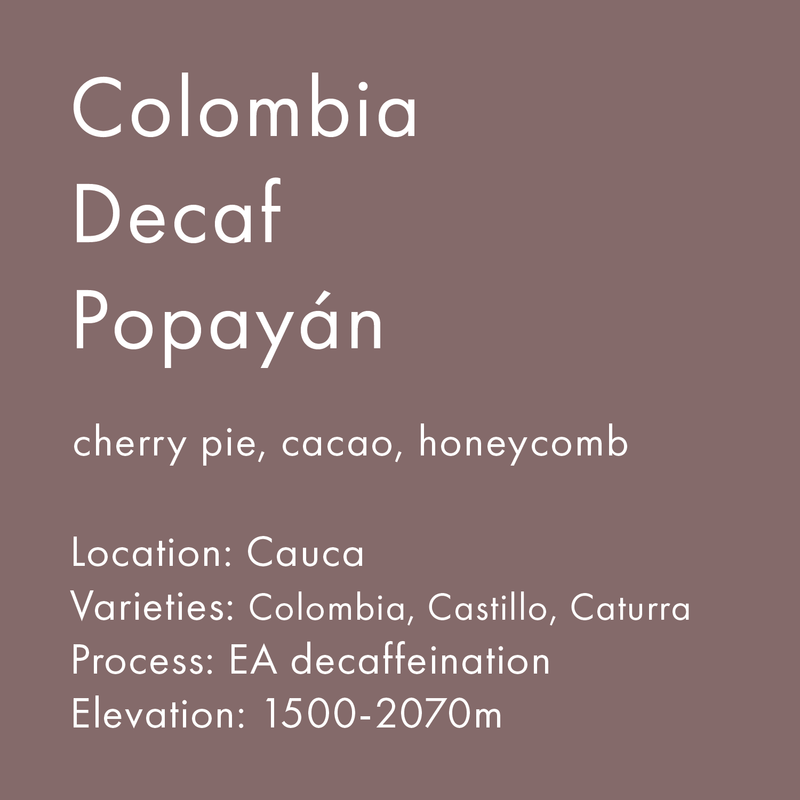 Colombia Decaf Popayán