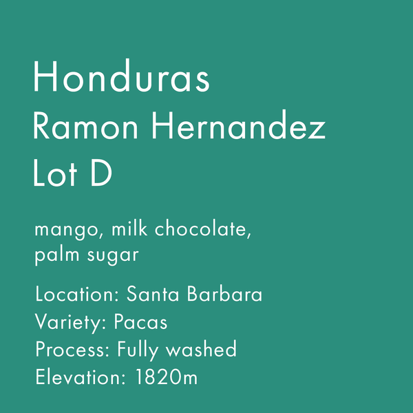 Honduras Ramon Hernandez Lot D